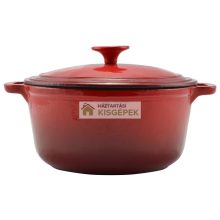 Perfect Home 12012 zománcos öntöttvas lábas fedéllel,4 literes azonnali kiszállítással saját raktárunkból - Háztartásikisgépek