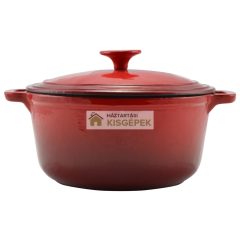 Perfect Home 12012 zománcos öntöttvas lábas fedéllel,4 literes azonnali kiszállítással saját raktárunkból - Háztartásikisgépek