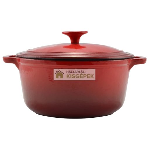 Perfect Home 12012 zománcos öntöttvas lábas fedéllel,4 literes azonnali kiszállítással saját raktárunkból - Háztartásikisgépek