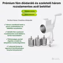 Perfect Home 12607 3 betétes kézi diódaráló gyors szállítással saját raktárkészletből, előzetes rendelés nélkül is - Háztartásikisgépek