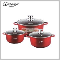   BACHMAYER BM-7774-24 ALUMINIUM LÁBAS  Ø24 cm PIROS SZÍNBEN