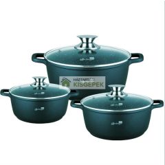   BACHMAYER BM-7873-24 ALUMINIUM LÁBAS  Ø24 cm ZÖLD SZÍNBEN