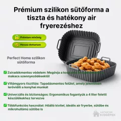 Perfect Home DS18892 szilikon sütőforma gyors szállítással saját raktárkészletből előzetes rendelés nélkül is - Háztartásikisgépek