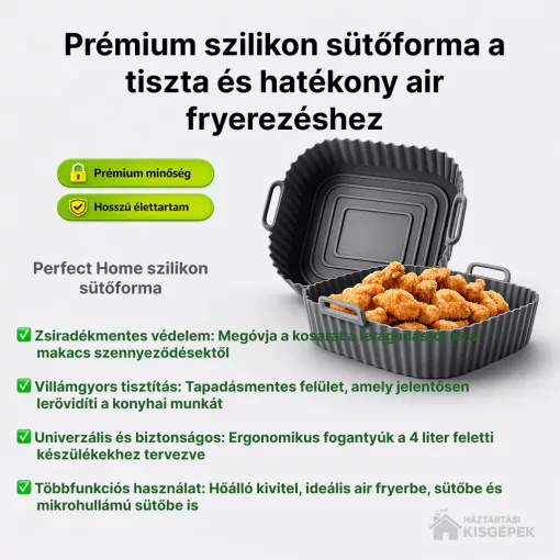 Perfect Home DS18892 szilikon sütőforma gyors szállítással saját raktárkészletből előzetes rendelés nélkül is - Háztartásikisgépek