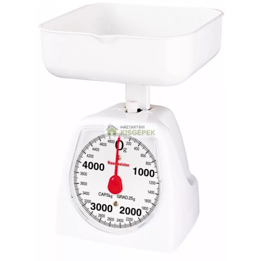 Hausmeister HM 4406 mechanikus mérleg fehér színben