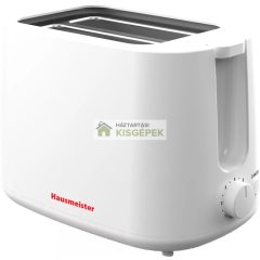 Hausmeister HM 6562W 2 szeletes kenyérpirító fehér színben gyors kiszállítással saját raktárunkből - Háztartásikisgépek