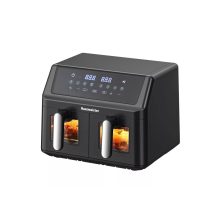 Hausmeister HM6936 duplakosaras air fryer – gyors szállítás saját raktárkészletből előzetes rendelés nélkül is - Háztartásikisgépek