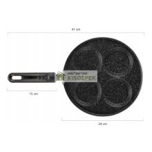 Klönberg KB-8709 Tükörtojás Serpenyő