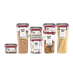 Neoflam Smart Seal 7 darabos tároló doboz szett zárható tetővel négyzet