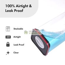 Neoflam Smart Seal 7 darabos tároló doboz szett zárható tetővel négyzet