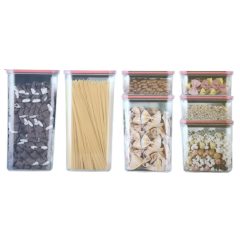 Neoflam Smart Seal 7 darabos tároló doboz szett zárható tetővel téglalap