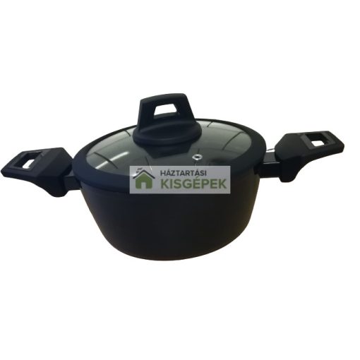 Zurrichberg ZB 2063 tapadásmentes edény fedővel 20 cm fekete