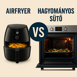 Airfryer vs. hagyományos sütő összehasonlítás: melyik a jobb választás neked?