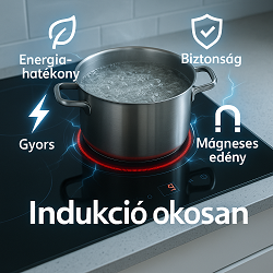 Indukciós főzőlap okosan: energia, fizika és tévhitek – vásárlási és használati útmutató