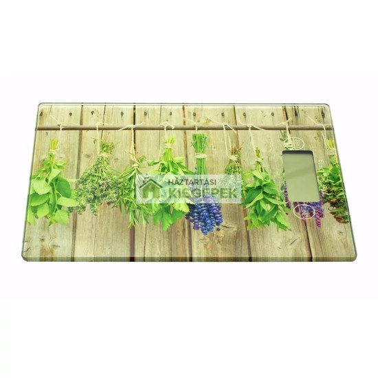 Image of PERFECT HOME DIGITÁLIS KONYHAI MÉRLEG 5 kg-ig ZÖLDFŰSZERES 13503Z