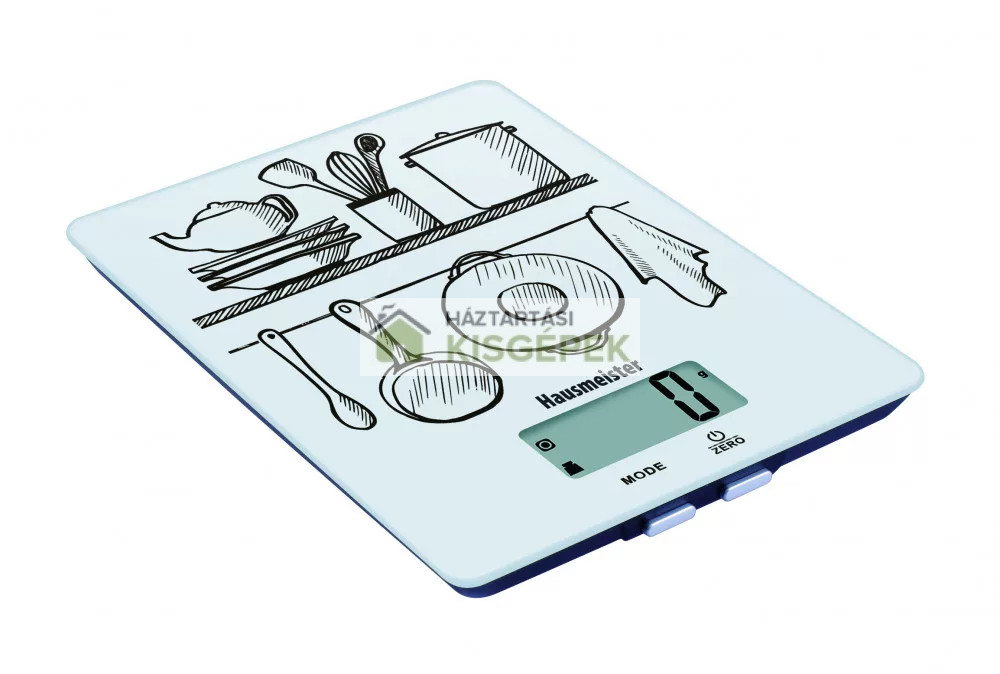 Image of HAUSMEISTER HM4408 DIGITÁLIS KONYHAI MÉRLEG 5 kg-ig FEHÉR