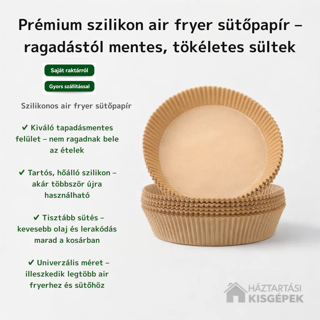 Image of HAUSMEISTER HM6934 AIR FRYER SÜTŐPAPÍR Ø 16 cm 50 darab