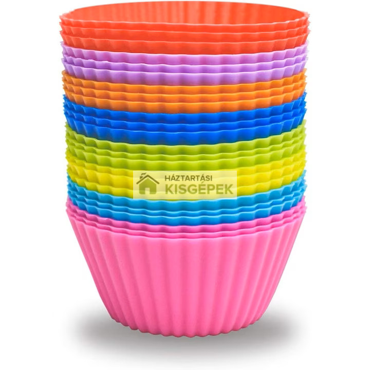 Image of NICO Szilikon Muffin Sütőforma ⌀ 7 cm Vegyes Szinekben 5 db/cs