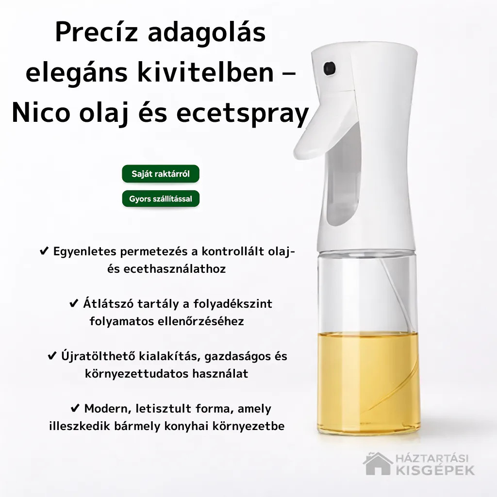 Image of NICO OLAJ ÉS ECETSPRAY 200 ml FEHÉR SZÍNBEN