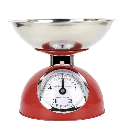 Image of ZURRICHBERG ZBP 2115R MECHANIKUS KONYHAI MÉRLEG 5 KG-IG PIROS